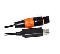 QSBVSO CABLE CONVERTIDOR USB A RS485 3 PINES 3P DMX512 512 XLR HEMBRA FT232RL Compatible Con CONTROLADOR DE ESCENARIO FREESTYLER KABLE(3m,Color B)