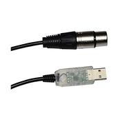 QSBVSO CABLE CONVERTIDOR USB A RS485 3 PINES 3P DMX512 512 XLR HEMBRA FT232RL Compatible Con CONTROLADOR DE ESCENARIO FREESTYLER KABLE(3m,Color G)