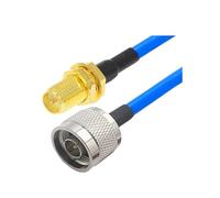 QSBVSO Rg402 Cable n tipo hombre/mujer a Sma Masculino Rf Cable adaptador 50 ohmios Rf Puente de extensión de la coleta coaxial Jersey 1 5 cm 50 cm 1m 2m 5m(N Male to RPSMA F,30CM)