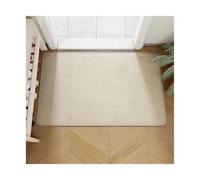 QSCTYG Alfombras de Exterior Yute sintético, Estilo Sencillo, duraderas, for Cualquier Entrada, Varios tamaños(White,60x90cm)