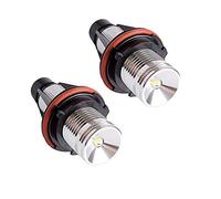 QSCTYG Angel Eyes Marcador LED Angel Eyes 2 * 3W 6W for Chips LED Azul Blanco Rojo Amarillo for E39 E53 E60 E61 E63 E64 E65 E66 672