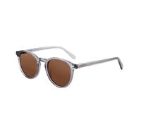 QSCTYG Gafas de sol polarizadas redondas moda for mujer, gafas retro con sombra Uv400(Color08)