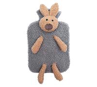 QSDGFH Linda botella de agua caliente, 1000 ml, portátil, encantador, conejo, de goma, bolsa de agua caliente, ideal para aliviar el dolor de las niñas, calambres menstruales