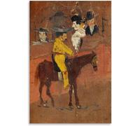 QSDTGHUIKP Le Petit Picador Jaune de Pablo Picasso Póster e impresiones Pintura de lienzo de Pablo Picasso Arte de pared vintage Cuadro para decoración del hogar 16x24 pulgadas sin marco
