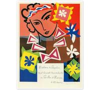 QSDTGHUIKP Póster de Madame de Pompadour de Henri Matisse Arte mural en lienzo Impresiones estéticas Pintura de Henri Matisse Cuadro vintage para decoración del hogar 40x65cm Sin marco