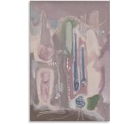 QSDTGHUIKP Púrpura claro y azul de Mark Rothko Póster Arte abstracto mural Imagen a color Grabados Mark Rothko Pintura estética para decoración del hogar 40x60cm Sin marco