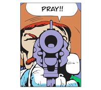 QSDTGHUIKP Roy Lichtenstein Pop Girl Poster Roy Lichtenstein Pray Lienzo Arte de pared Roy Lichtenstein Impresiones y pintura para decoración del hogar 40x55cm Sin marco