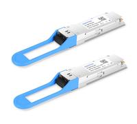 QSFPTEK 2Pack 100G QSFP28 Transceiver QSFP28 LR4 10km 1310nm Módulo Compatible Cisco QSFP-100G-LR4-S, 100GBASE-LR4 QSFP28