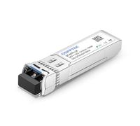 QSFPTEK Módulo SFP 10GBASE-LR, SFP+ 1310nm 10km Duplex LC SMF DOM transceptores de red óptica, compatible con MINI GBIC SFP-10G-LR, y otros interruptores abiertos, 1 unidad