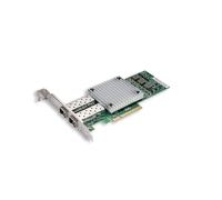 QSFPTEK Tarjeta de red Ethernet 10G, 2 puertos SFP PCI-E Server tarjeta de red con chipset Intel X710-BM2, adaptador Ethernet de 10 Gbps, PCIe 3.0 x 8, tarjeta NIC LAN para Windows Server/Linux/Vmware