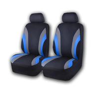 QSJKLC Fundas de Asiento de Coche, para Smart Forfour (2004-2007) Juego de Protectores de Asiento de Transpirable, Cubreasientos Delanteros De Malla,B
