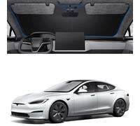 QSJKLC Parasol para Parabrisas de Coche para Audi New A4 B9 Touring Edition 2017-2023, Cubierta Reflectante y Plegable para Parabrisas, Protección UV,A/Black