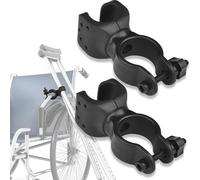 QSLKI 2PCS Soporte de Muleta Para Andadores Universales, Soporte de Rotación de 360 °, Muleta Para Sillas de Ruedas, Accesorios Generales Para Bastones Para Ancianos Discapacitados, Scooters Móviles