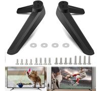 QSLKI Patas Universales para Soporte de TV, Soporte para TV con Tornillos, Patas de Soporte de Pantalla TV Stand Legs, Desktop TV Stand Replacement Legs, Soporte para Base de 32-65 Inch TV