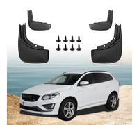 QSLLLY 4 Piezas Coche Guardabarros para Volvo XC60 2014-2017 Faldillas Antibarro Mudguards Salpicaderas Splash Flap Antisalpicaduras Trasero Protectores