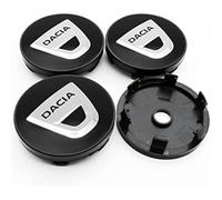 QSLLLY 4 Piezas Coche Tapas Centrales para Dacia 60mm Cubo Rueda Tapon Central Rueda Polvo Llantas Buje Impermeable Cubre Accesorios
