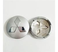 QSLLLY 4 Piezas Coche Tapas Centrales para Mitsubishi 60mm, Tapabujes Rueda Centro Tapa Llantas Polvo Herrumbre Impermeable Neumáticos Llantas