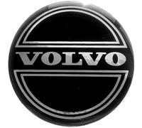 QSLLLY 4 Piezas Coche Tapas Centrales para Volvo 55mm, Tapabujes Rueda Centro Tapa Llantas Polvo Herrumbre Impermeable Neumáticos Llantas