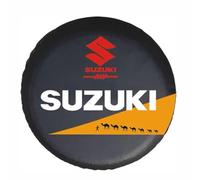 QSLLLY Coche Cubiertas Repuesto Neumáticos para Suzuki Jimny GJ FJ/Samurai 1998-2023,Funda Protectora Ruedas Cubierta Llanta Refacción Impermeable Exteriores Accesorios,15inch