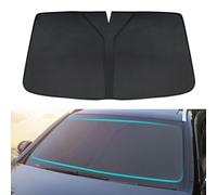 QSLLLY Parasol Coche Delantero para Mercedes-Benz EQC EQE EQE SUV EQG EQS,Parasol Parabrisas en el Interior Plegable Protección UV Accesorios Interior