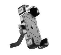 QSLLLY Soporte Movil Moto para Yamaha R6 2021 2022 2023 2024 2025,360°Grados Soporte Giratorio Ajustable Antirrobo Soporte Manillar Accesorios Teléfonos Inteligentes,Rearviewmirrorstyle-Black