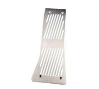 Qsnfda Cubierta Pedal Coche Cubiertas de Pedal Aluminio para BMW para X5 E53 E70 F15 G05 X6 E71 E72 F16 1999+ LHD AT MT sin Taladro Fundas Pedales Coche(Drill Rest1pc Silver)
