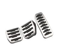 Qsnfda Cubierta Pedal Coche para Land para Rover para Freelander para 2 para LR2 2008-2014 Accesorios Coche Combustible Gas Acelerador Freno Pedales Pad Fundas Pedales Coche(MT 3 pcs)