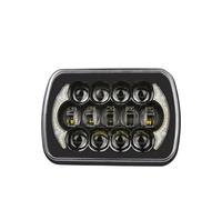 Qsnfda Faro Principal Para Cherokee Faros Delanteros LED Rectangulares Y Cuadrados De 5 X 7 Pulgadas Y 55W Con Luces De Giro DRL Simples Faros Principales(1X A headlight)