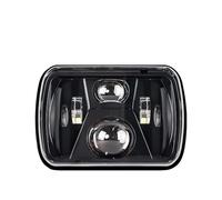 Qsnfda Faro Principal Para Cherokee Faros Delanteros LED Rectangulares Y Cuadrados De 5 X 7 Pulgadas Y 55W Con Luces De Giro DRL Simples Faros Principales(1X C headlight)