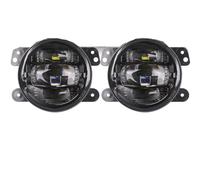 Qsnfda Faro Principal Para Dodge Para Journey Para Magnum Para Charger 2005-2013 30W 4 Pulgadas Luces Antiniebla LED Auxiliares Luces De Cruce 2 Piezas Faros Principales(B)