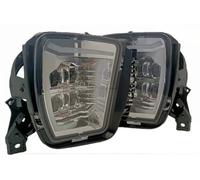 Qsnfda Faro Principal Para Dodge Para Ram 1500 Conjunto De Luces Antiniebla LED Para Camioneta Para Parachoques Camioneta Luces Antiniebla De Conducción Faros Principales(Chrome Style A)