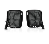 Qsnfda Faro Principal Para Dodge Para Ram 1500 Conjunto De Luces Antiniebla LED Para Camioneta Para Parachoques Camioneta Luces Antiniebla De Conducción Faros Principales(Black Fog Light Style D)