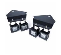 Qsnfda Faro Principal Para Ford Para F 150 Para SVT Para Raptor 2010-2014 Luz Antiniebla LED De Alta Potencia De 3 Pulgadas, 4D, Con Soporte De Sujeción Faros Principales