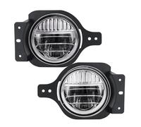Qsnfda Faro Principal Para Jeep Para Wrangler JL Para JLU Faros Antiniebla De 4 Pulgadas Y Soporte Montaje Luces De Conducción Para Parachoques Delantero Faros Principales