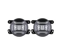 Qsnfda Faro Principal Para Jeep Para Wrangler Para Grand Para Cherokee 1997-2017 Luces Antiniebla LED Auxiliares 4 Pulgadas Luces Cruce Luces Antiniebla Faros Principales