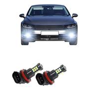 Qsnfda Luces Antiniebla Coche Para VW Para Passat B7 B8 2008 2010 2011-2016 2017 Accesorio Automóvil Led Lámparas Niebla Delanteras Coche Bombilla