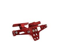 Qsnfda Moto Soportes Portamatriculas para Suzuki para GSX-R 600 750 1000 K1 K2 K3 K4 K5 K6 K7 K8 K9 Soporte para Marco De Matrícula De Motocicleta Portamatriculas Moto(Red)