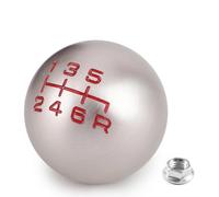 Qsnfda Pomo de palanca de cambios Para Civic City FD2 FN2 EP3 TYPE R DC2 DC5, 5/6 Velocidades Aluminio Mate Forma Esférica M10 X 1,5 Perilla Cambio Marchas