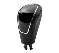 Qsnfda Pomo de palanca de cambios Para Ford Para Mondeo MK4 S-MAX Para Kuga Para Galaxy MK1 BLK Palanca Cambios Automática Cuero