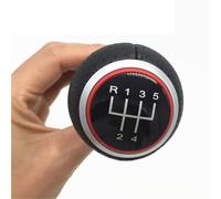 Qsnfda Pomo de palanca de cambios Para Ibiza 6J Para Seat Para Leon MK1 5/6 Velocidades Perilla Cambio Marchas 12 Mm(Red R12345)