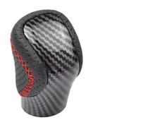 Qsnfda Pomo de palanca de cambios Para Lexus ES GS-450H GX IS-300 NX-300H RC-300 RX-350 2015-2021 Perilla Palanca Cambios 3 Colores(Carbon-Hole-Red Line)