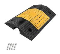 QSNYJPL Canaleta Cables Suelo de 1 Canal, Reductores de Velocidad de Caucho-plástico con Clasificación 20T, Rampas para Coches para Asfalto, Concreto, Grava, Áreas Mineras(50x50x10cm/20x20x4in)