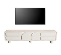 QSNYJPL Mueble TV Madera, Mesa Television con 4 Cajones y 1 Puerta de Armario para Almacenamiento de 80" o Menos, Movel TV para Sala de Estar, Dormitorio(200cm/79in)