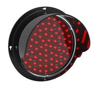 QSNYJPL Semáforo Indicadora de Parada de 24V, Semaforo de Tráfico LED Industrial, Señales de Trafico IP65 Impermeable con Carcasa de PC para Muelles en Esquinas de Carreteras(Red,100 mm/4 in)