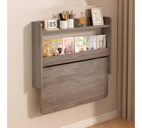 QSPNVFB Escritorio Flotante Plegable, Mesa De Trabajo De Pared, 60cm 80cm 100cm Mesa De Cocina Invisible Escritorio para Ordenador Oficina Dormitorio(Oak,100x40cm(39"x18"))