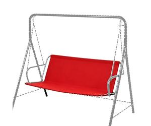 QSPNVFB Funda De Asiento Para Columpio De Jardín Funda De Repuesto Para Silla De Jardín 600D Oxford Funda De Silla Balancín Impermeable(Red,160x58x58cm/63"x22.8"x22.8")