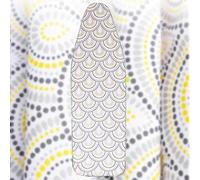 QSPNVFB Funda para Tabla De Planchar 80x30 Cm, Funda Tabla De Planchar Algodón, Almohadilla para Tablas De Planchar Resistente Al Calor, Cordón De Ajuste(12x32 Inch(30x80 cm))