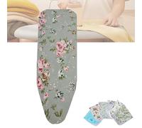 QSPNVFB Funda Tabla De Planchar Ajustable 80x30 Cm, 100x34 Cm Algodón Almohadilla para Tablas De Planchar, Funda para Tabla De Planchar con Acolchado(Green,12x30 Inch(80x30 cm))