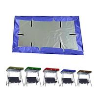 QSPNVFB Toldo De Columpio De Hollywood 142cm 190cm Techo De Repuesto para Columpio De Jardín Exterior, Cubierta para Balancín Balcón Patio 3 Plazas(Blue,142x120 CM (56x47Inch))