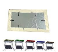 QSPNVFB Toldo De Columpio De Hollywood 142cm 190cm Techo De Repuesto para Columpio De Jardín Exterior, Cubierta para Balancín Balcón Patio 3 Plazas(Beige,164x114 CM (65x45 Inch))